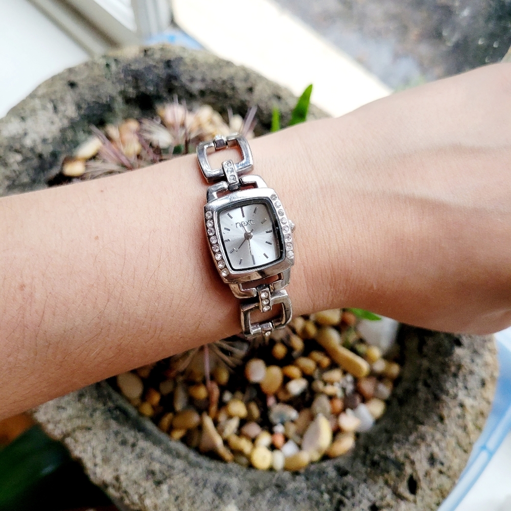 Classic Next Silver Rhinestone Watch - Picture 4 of 9